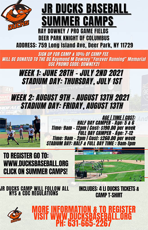 DOWNEY PROMO PRO GAME FIELDS CAMPS